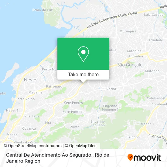 Central De Atendimento Ao Segurado. map