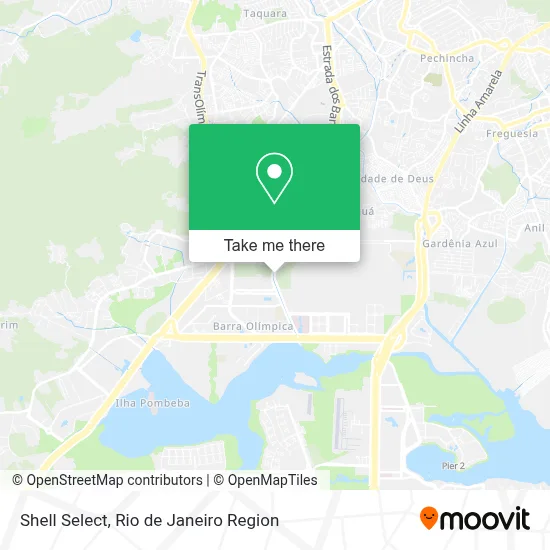 Shell Select map