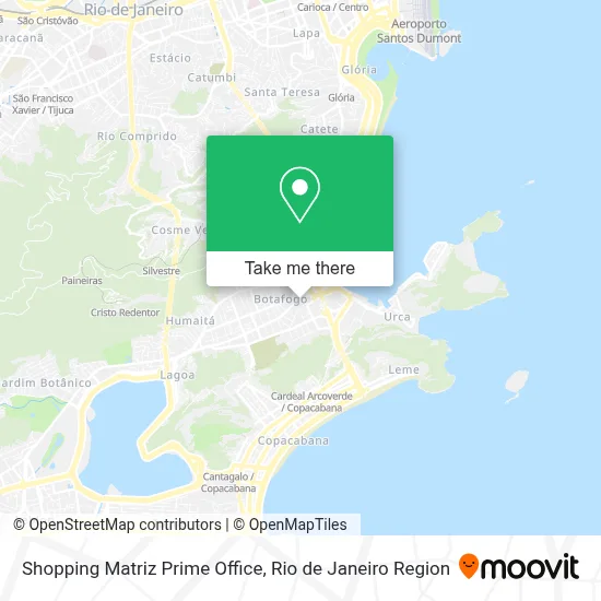 Shopping Matriz Prime Office map