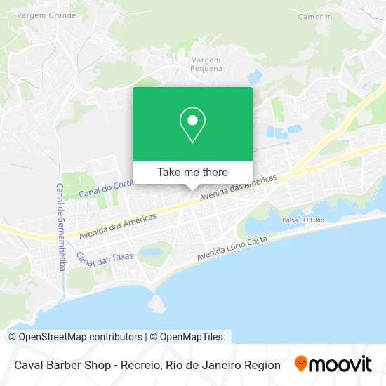 Caval Barber Shop - Recreio map