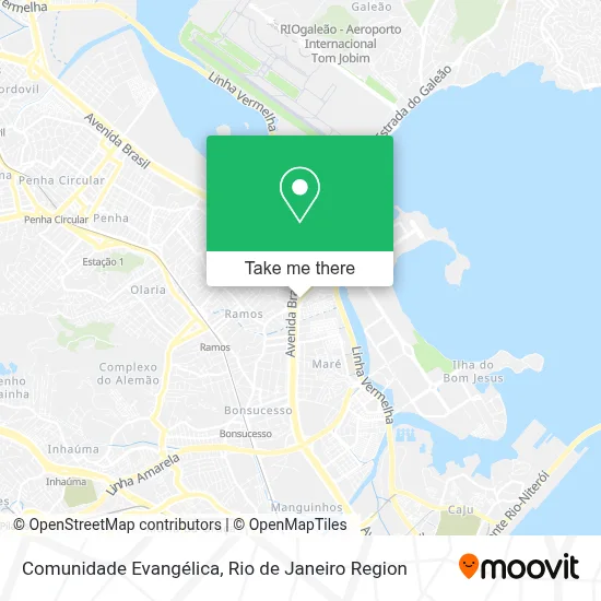 Comunidade Evangélica map