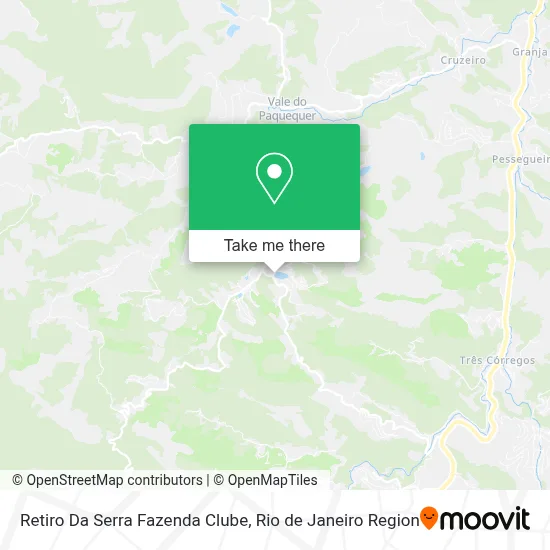 Retiro Da Serra Fazenda Clube map