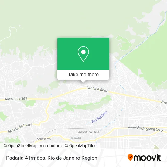 Padaria 4 Irmãos map