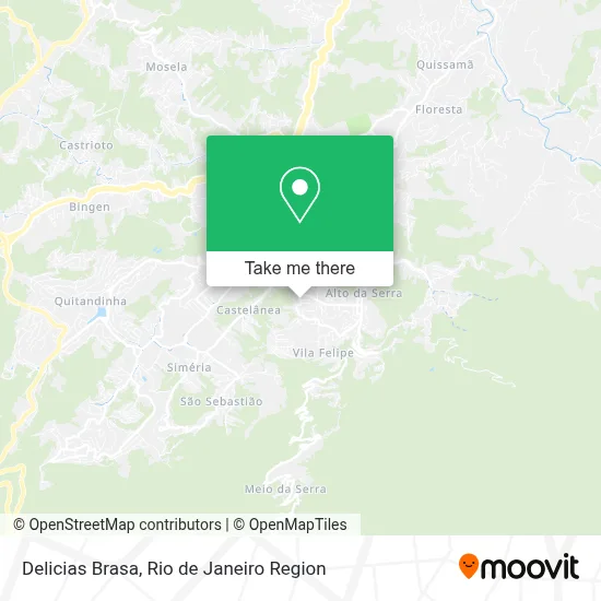 Delicias Brasa map