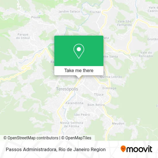 Passos Administradora map