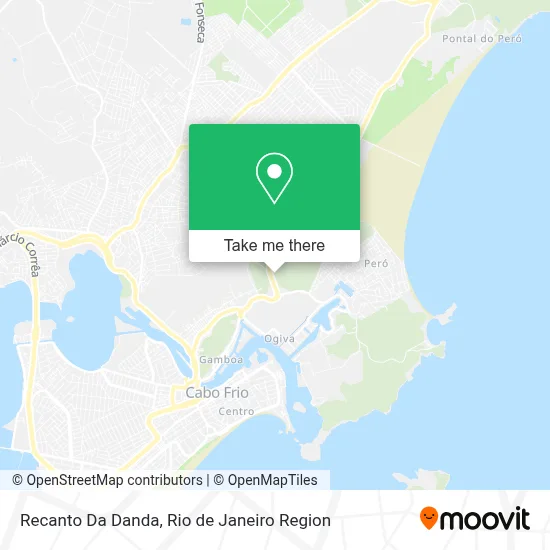 Recanto Da Danda map
