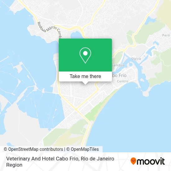 Veterinary And Hotel Cabo Frio map