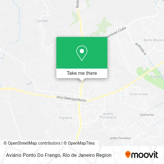 Aviário Ponto Do Frango map