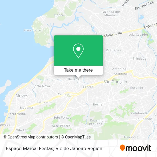 Espaço Marcal Festas map