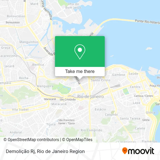 Demolição Rj map