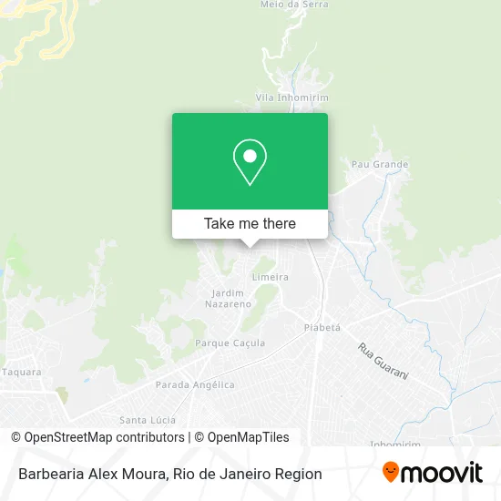 Barbearia Alex Moura map