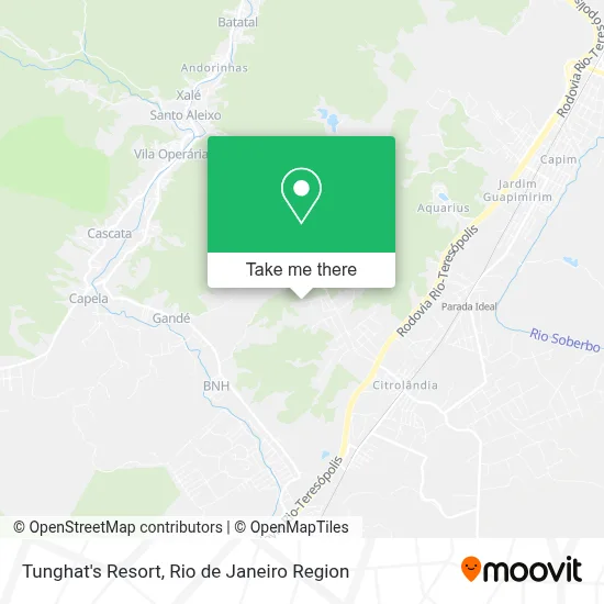Tunghat's Resort map