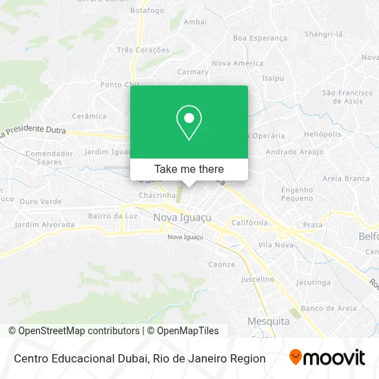 Centro Educacional Dubai map