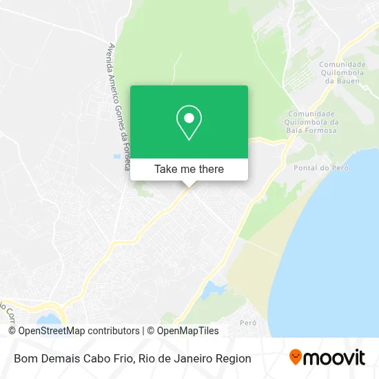 Bom Demais Cabo Frio map