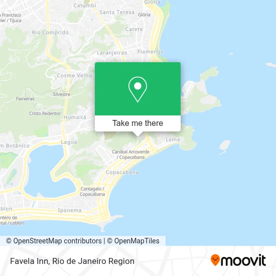 Favela Inn map