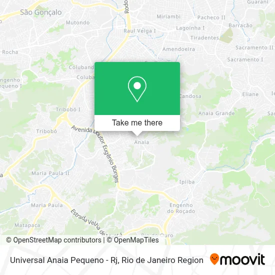 Universal Anaia Pequeno - Rj map