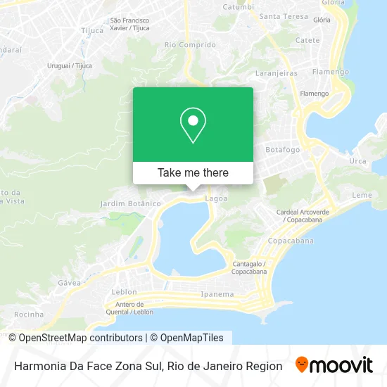 Harmonia Da Face Zona Sul map