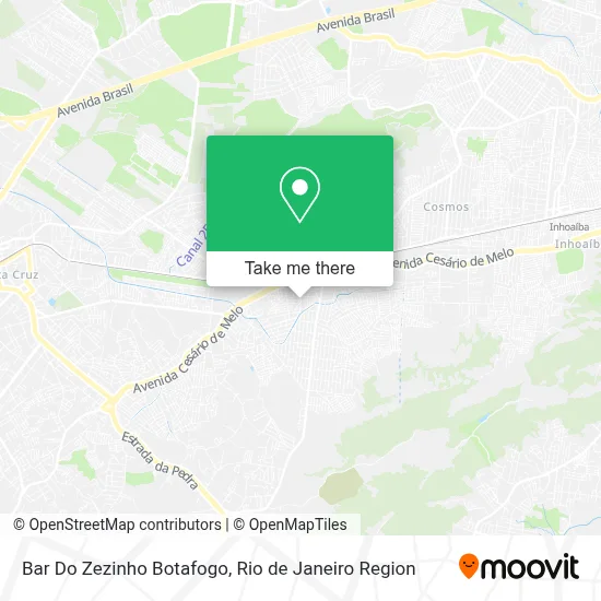 Bar Do Zezinho Botafogo map