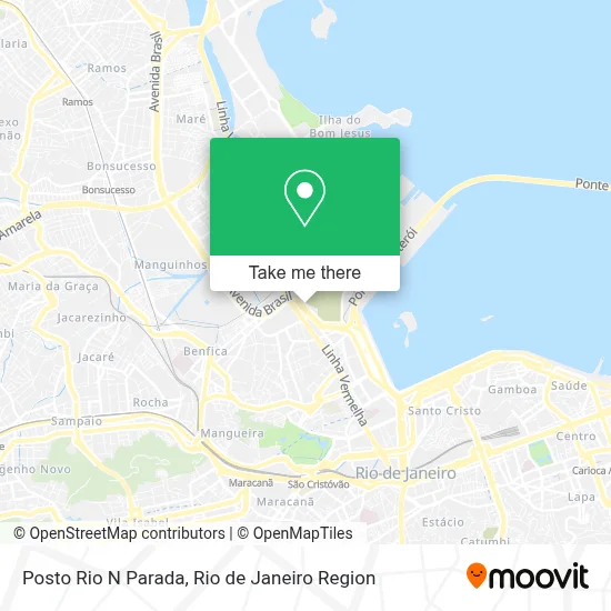 Posto Rio N Parada map