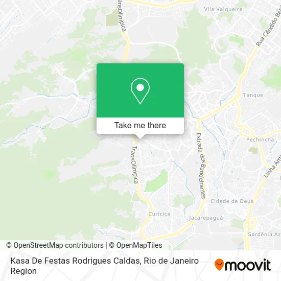 Kasa De Festas Rodrigues Caldas map