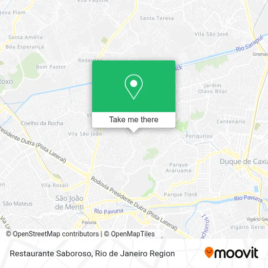 Restaurante Saboroso map
