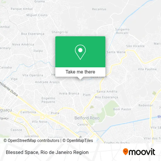Blessed Space map