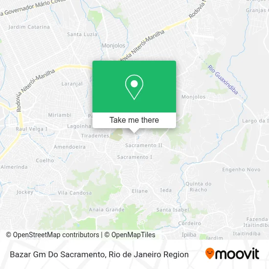 Bazar Gm Do Sacramento map