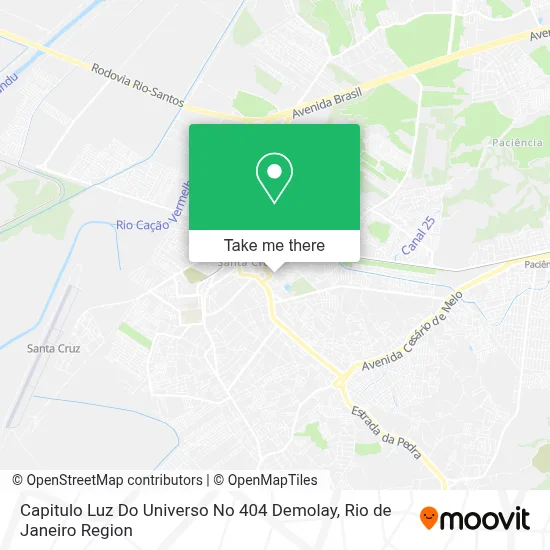 Capitulo Luz Do Universo No 404 Demolay map