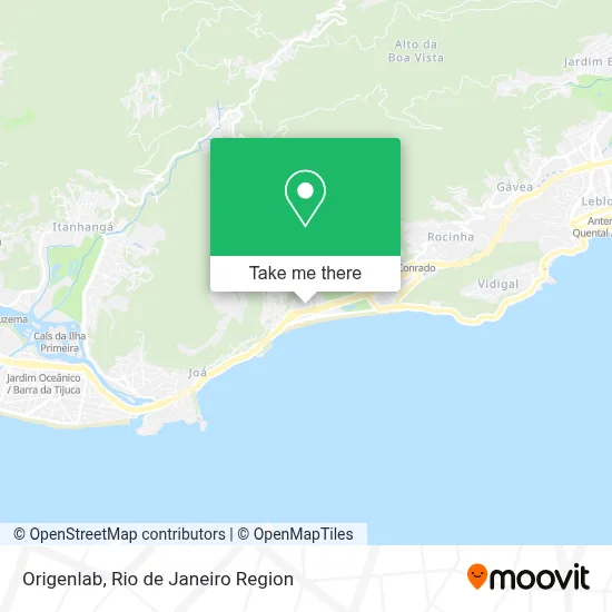 Origenlab map