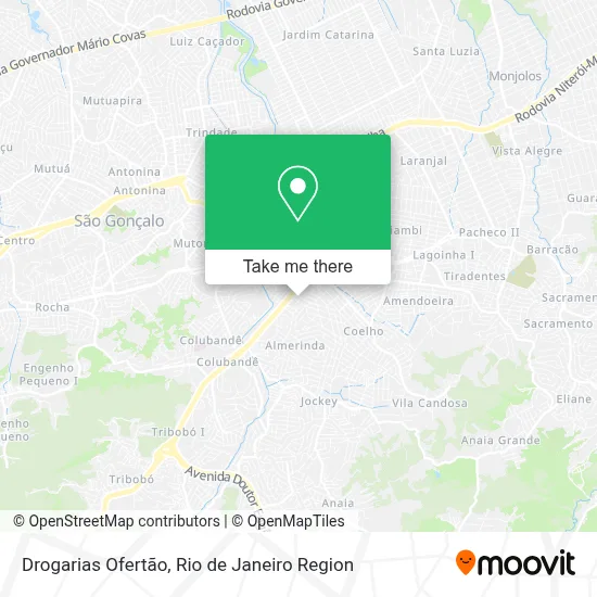 Drogarias Ofertão map