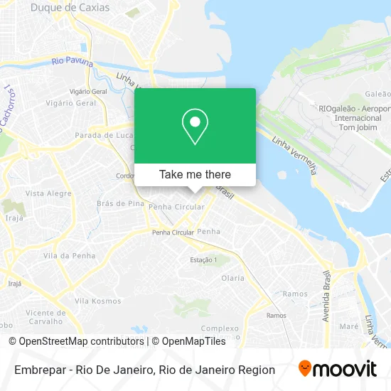 Embrepar - Rio De Janeiro map