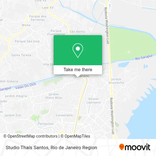 Studio Thaís Santos map