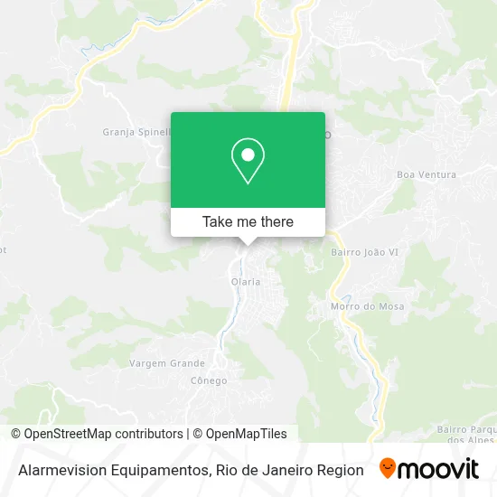 Alarmevision Equipamentos map