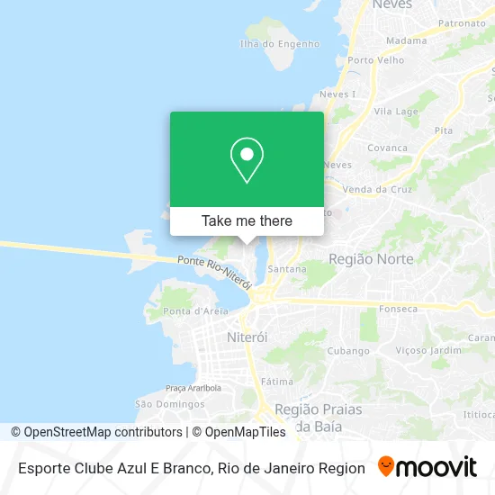 Esporte Clube Azul E Branco map