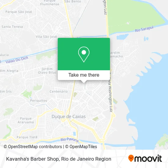 Kavanha's Barber Shop map