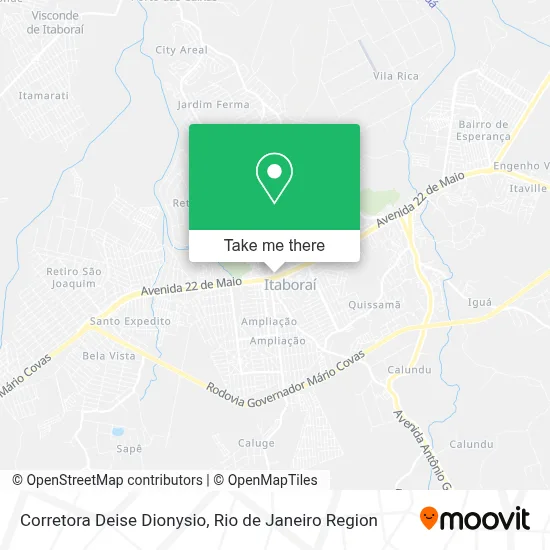 Corretora Deise Dionysio map