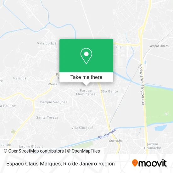 Espaco Claus Marques map