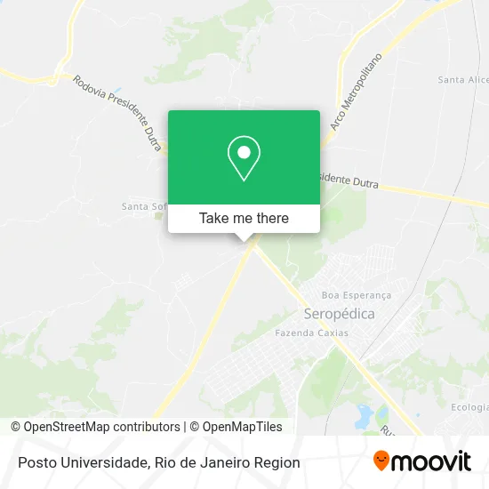 Posto Universidade map
