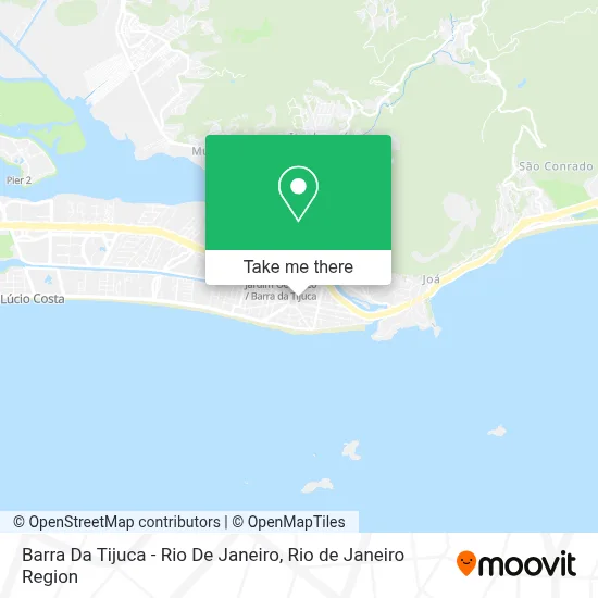 Barra Da Tijuca - Rio De Janeiro map
