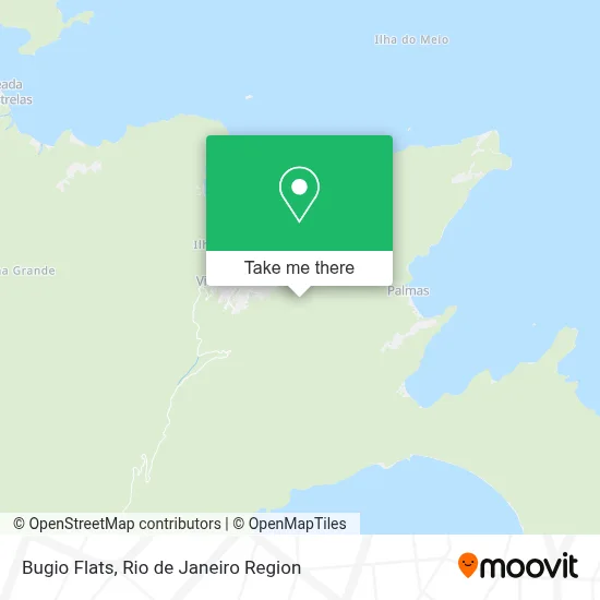 Bugio Flats map
