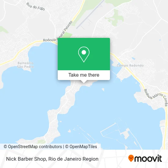 Nick Barber Shop map