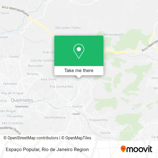 Espaço Popular map