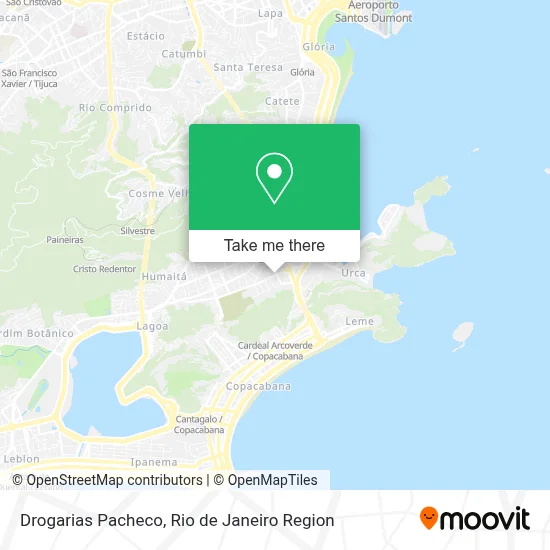 Drogarias Pacheco map