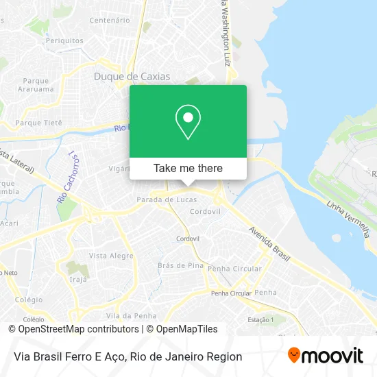 Via Brasil Ferro E Aço map