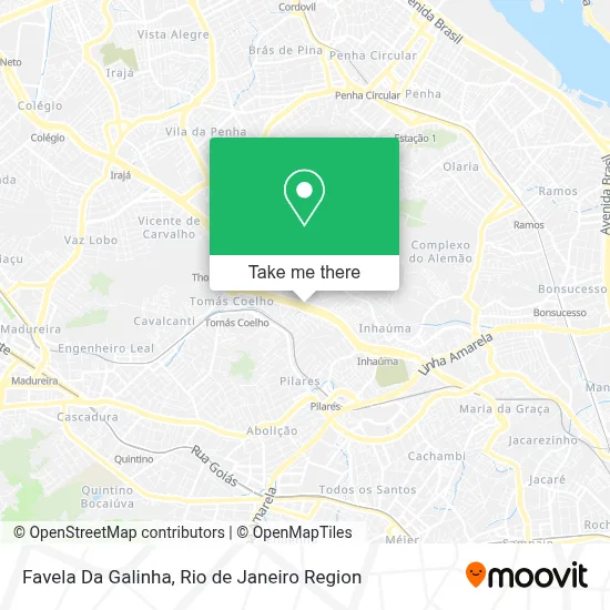 Favela Da Galinha map