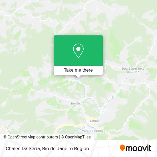 Chalés Da Serra map