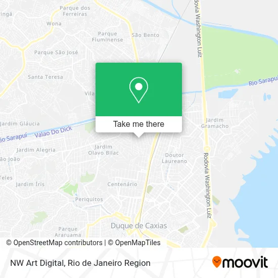 NW Art Digital map