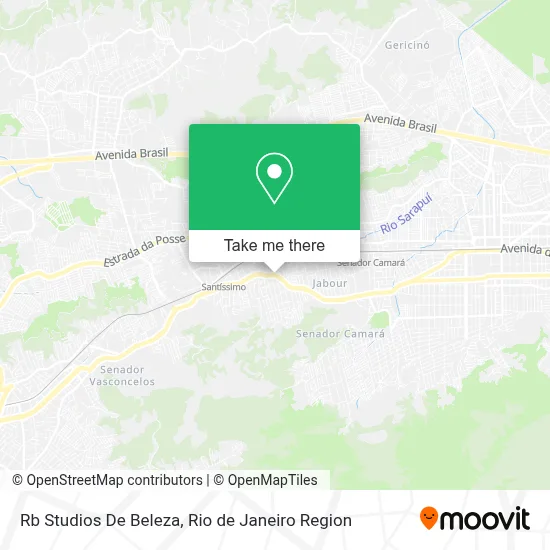 Rb Studios De Beleza map