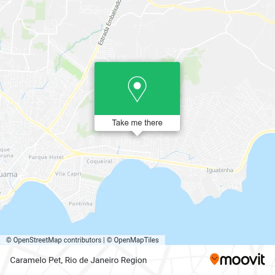Caramelo Pet map