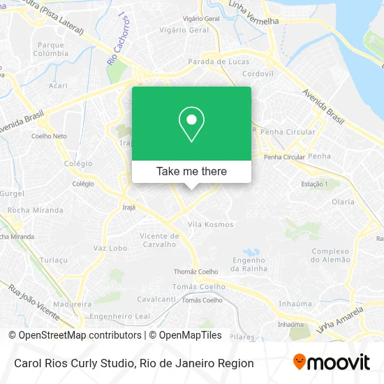 Carol Rios Curly Studio map